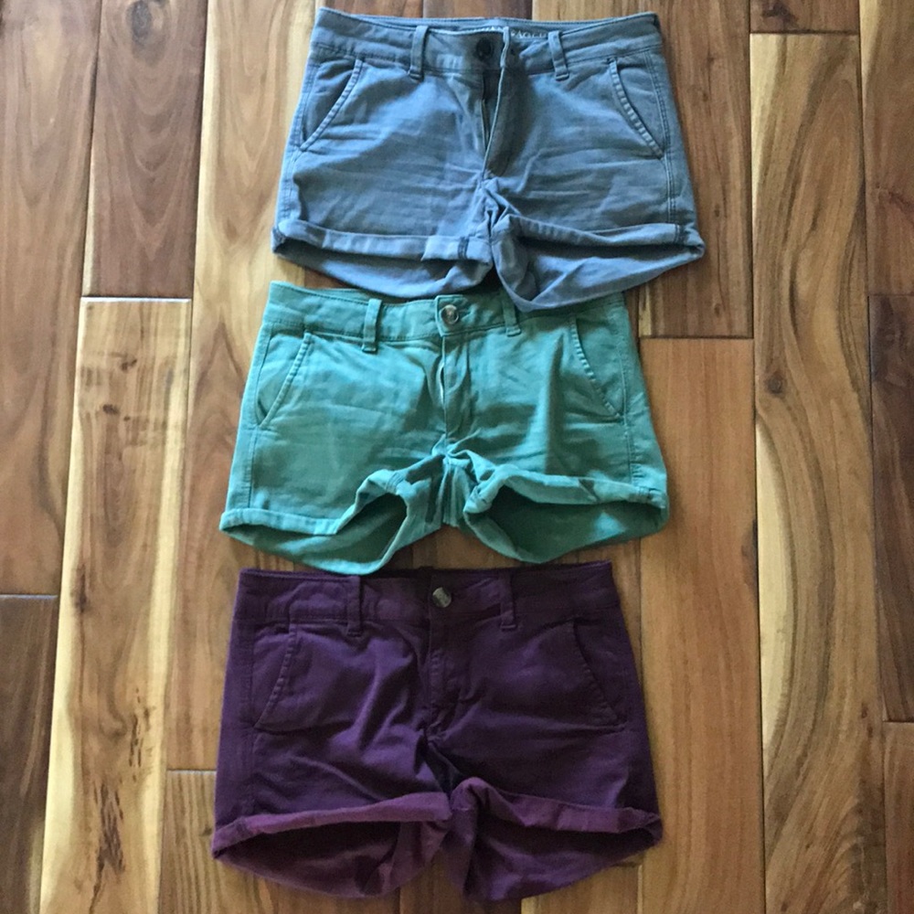 3 jegging shorts